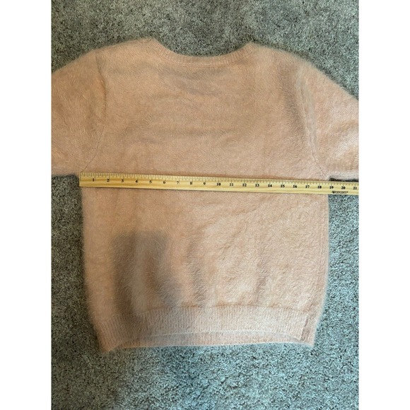 Forever 21 Crop Top Off Pink Fuzzy Sweater Size 3X Super Soft - Picture 6 of 6